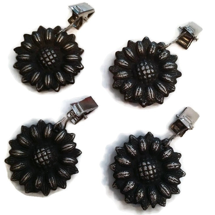 table cloth / curtain weights sunflowers