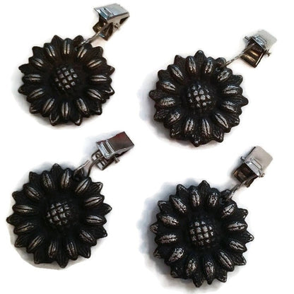 table cloth / curtain weights sunflowers