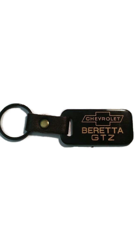 chevrolet beretta key chain keychain key fob keytag vintage automotove keychain gift collectible