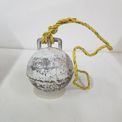 antique nautical fishing buoy / float newfoundland / maine lobster fishing
