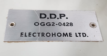 powder blue electrohome fan d.d.p. ogg2-0428