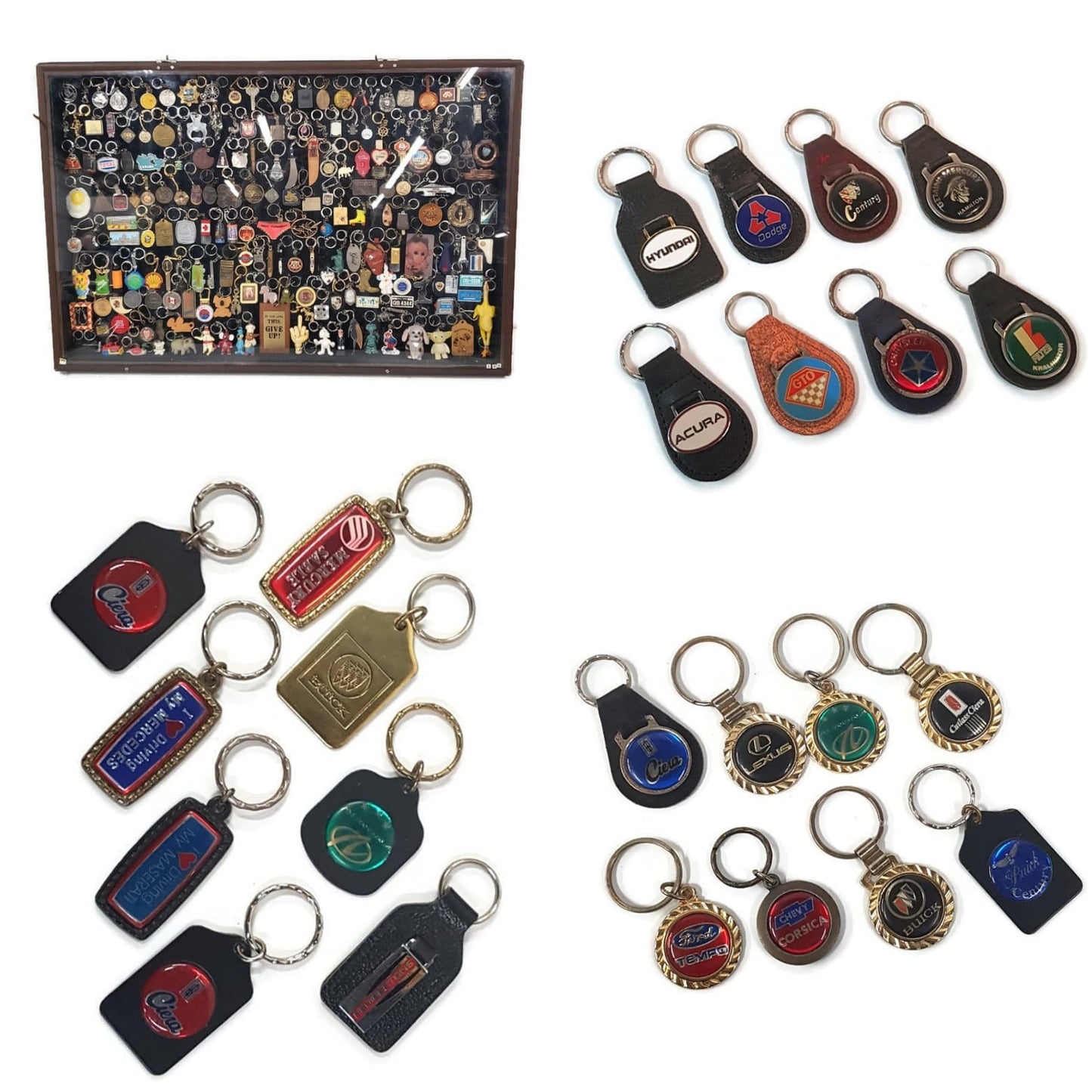 aurora key chain keychain key fob keytag vintage automotove keychain gift collectible