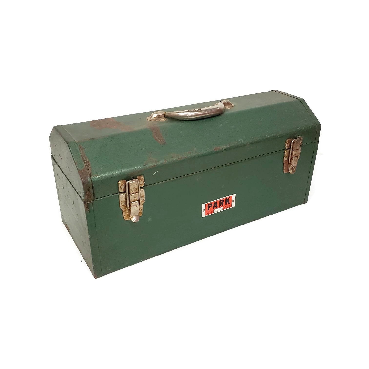 vintage machinist toolbox tombstone style park tool box