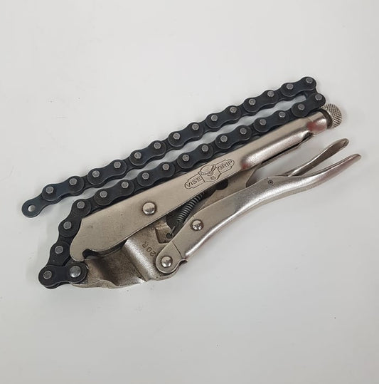vise-grip 20 r locking chain wrench pipe clamp u.s.a.