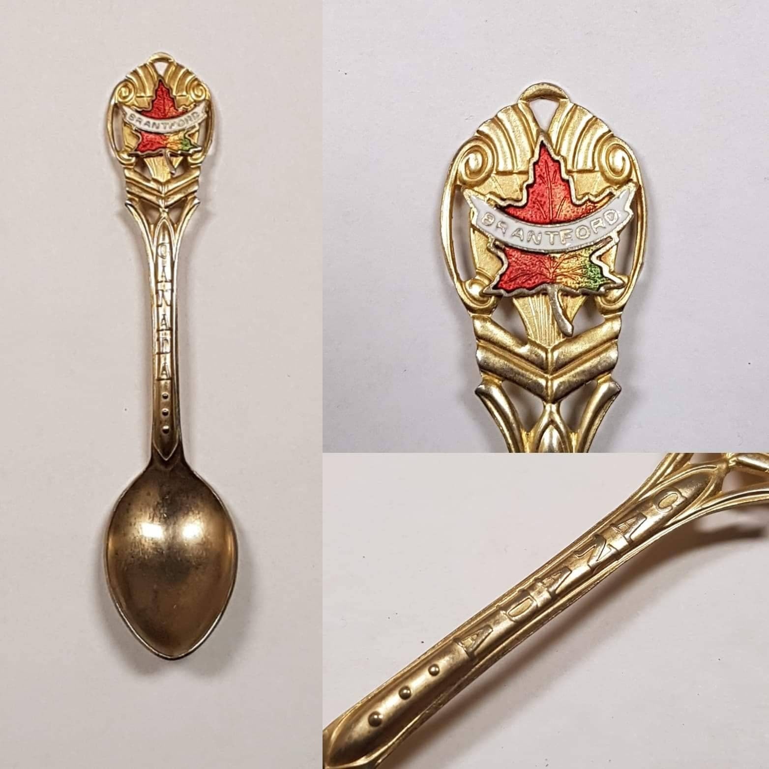 brantford canada gift spoon collectible souvenir travel keepsake