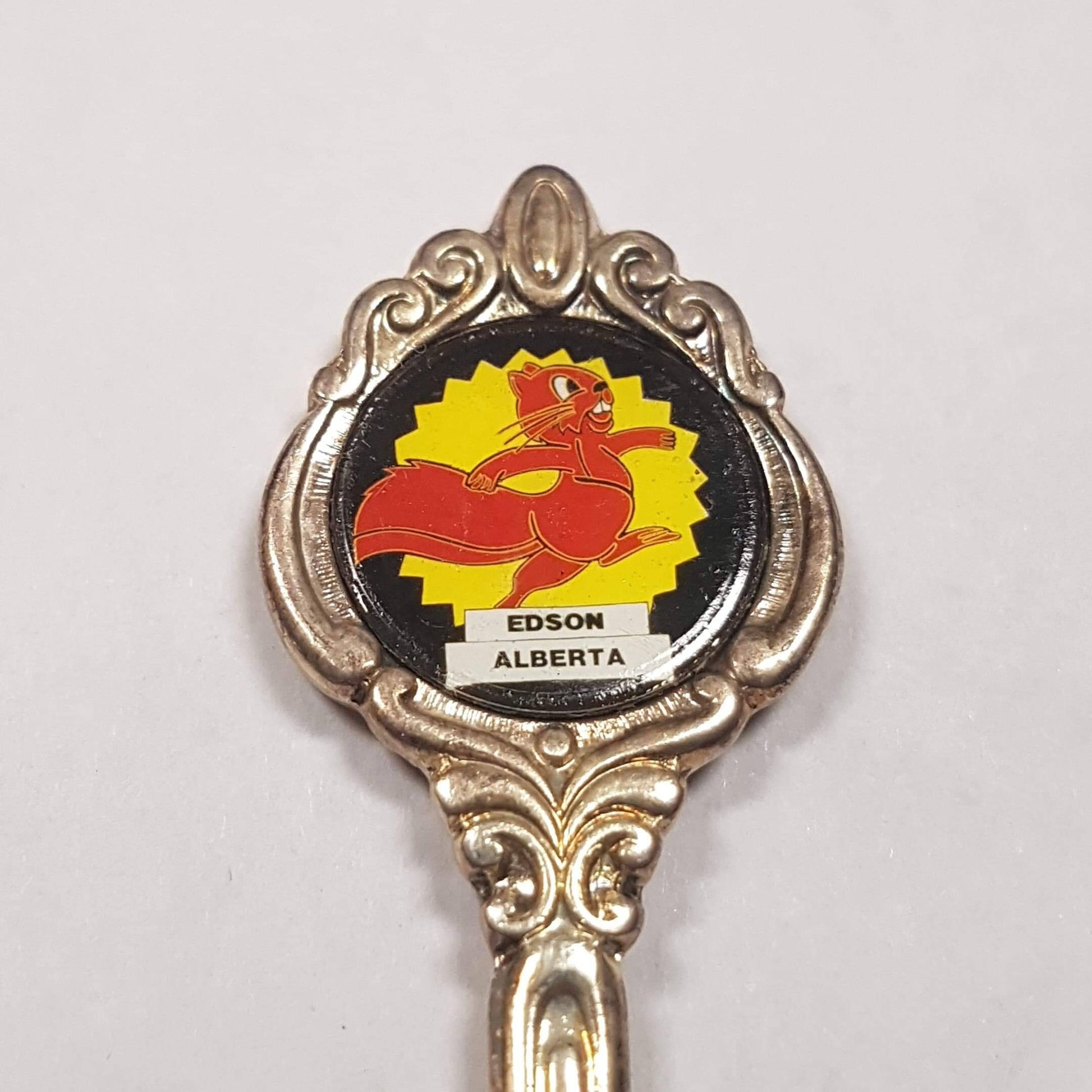 edson alberta gift spoon collectible souvenir travel item