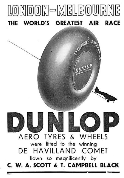 dunlop ecta airplane landing gear wheel