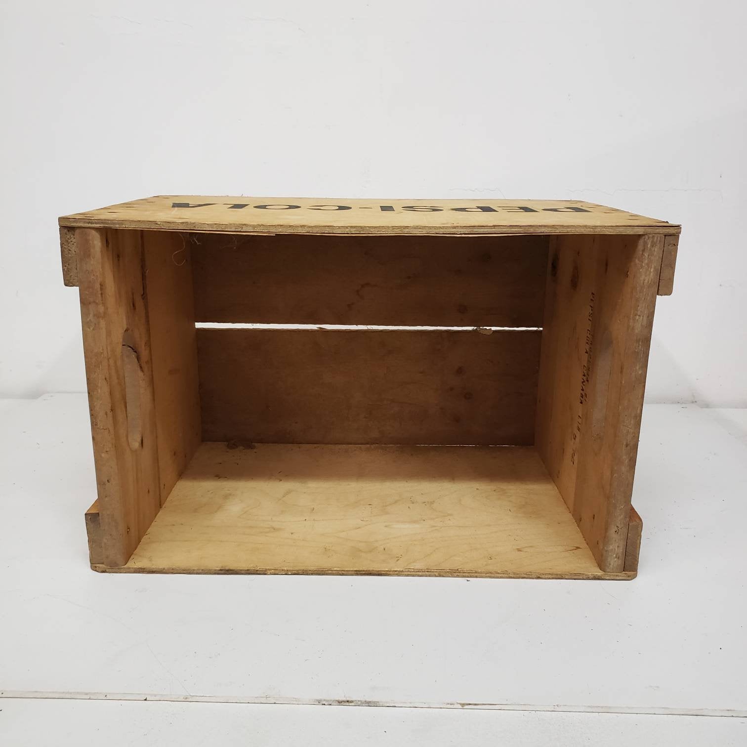 pepsi cola crate vintage wooden soda delivery box