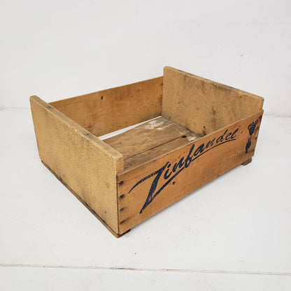 valley beauty crate vintage wooden delivery box