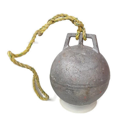 antique nautical fishing buoy / float newfoundland / maine lobster fishing the webster deep water float