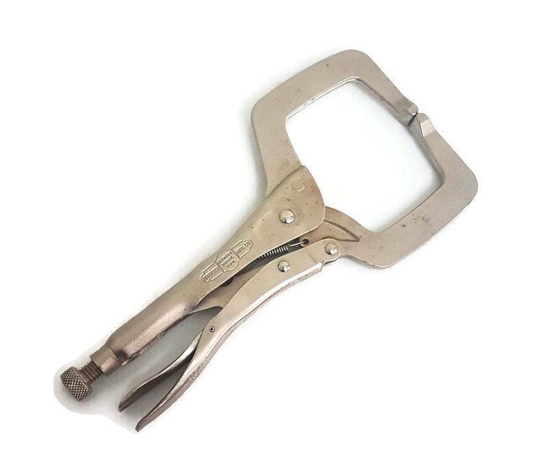 vise grip industrial tools 11r locking c-clamp like new
