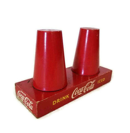 vintage 1950s coca-cola advertising cup holder