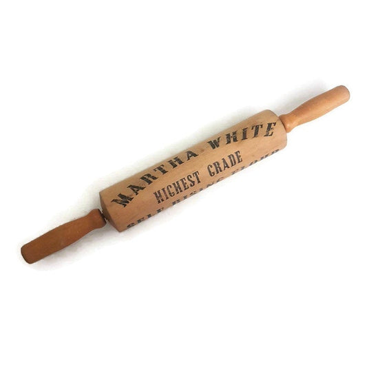 antique rolling pin martha white