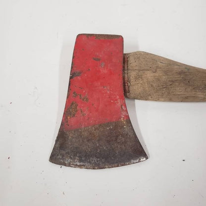 fireman axe steel head wooden handle
