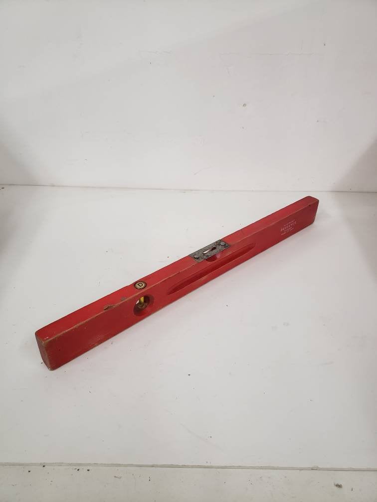 stanley level antique wooden level hand tools stanley defiance model no 1294-24.