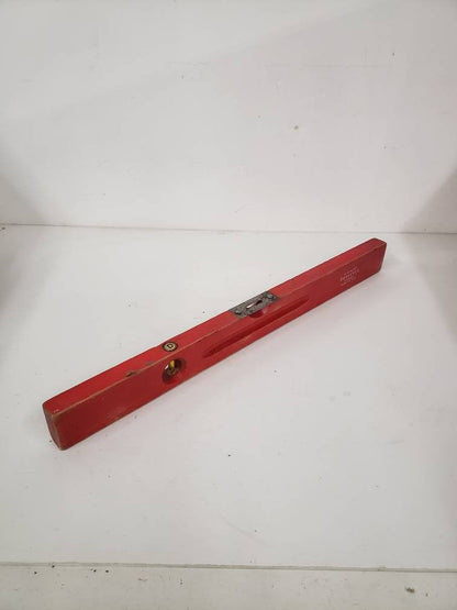 stanley level antique wooden level hand tools stanley defiance model no 1294-24.