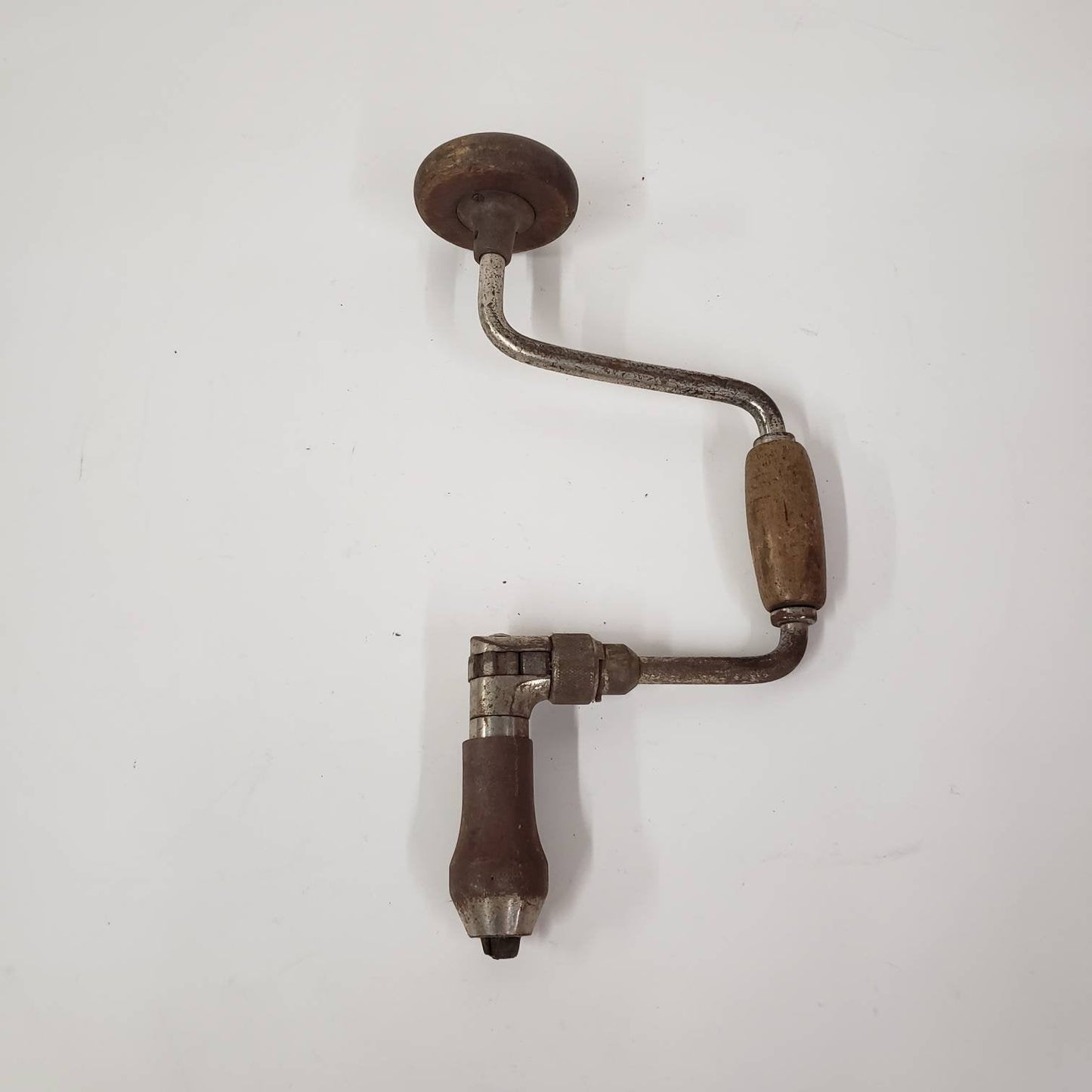 bit brace drill hand crank wooden carpentry hand tools