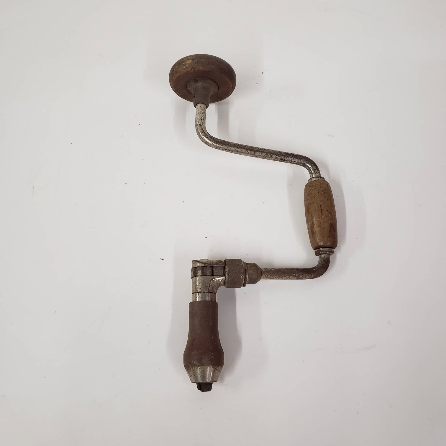 bit brace drill hand crank wooden carpentry hand tools