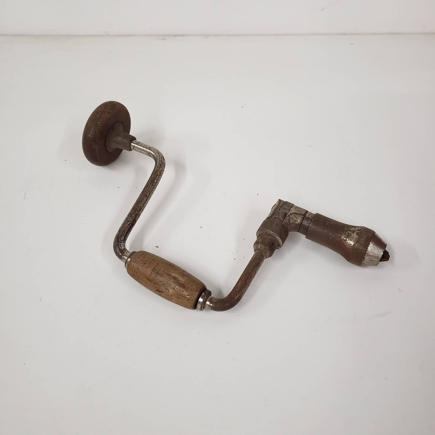 bit brace drill hand crank wooden carpentry hand tools