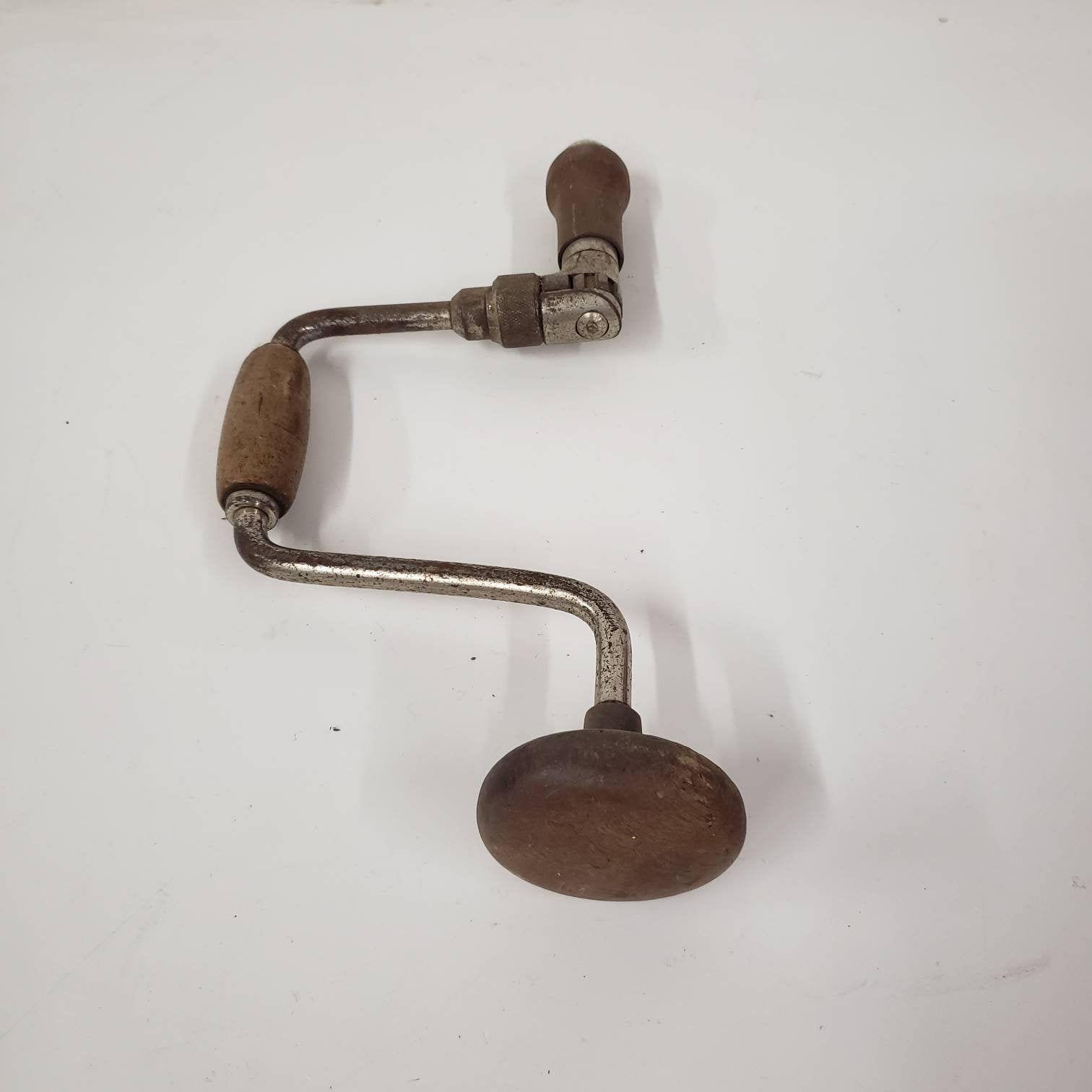 bit brace drill hand crank wooden carpentry hand tools