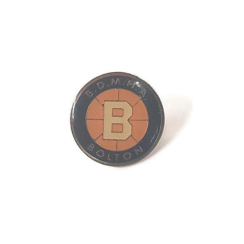 bdmha bolton hockey lapel pin