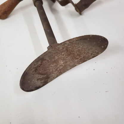 breast drill vintage hand crank carpentry tools
