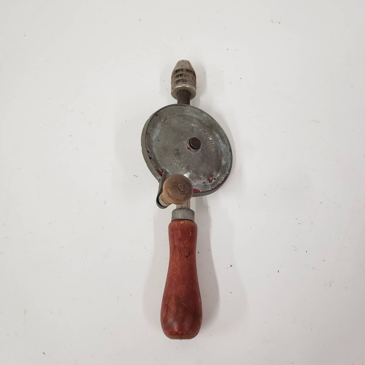 hand crank drill vintage carpentry hand tools