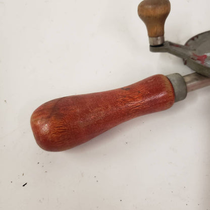 hand crank drill vintage carpentry hand tools