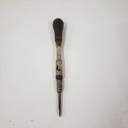 ratcheting screwdriver north bros yankee vintage carpenters tools