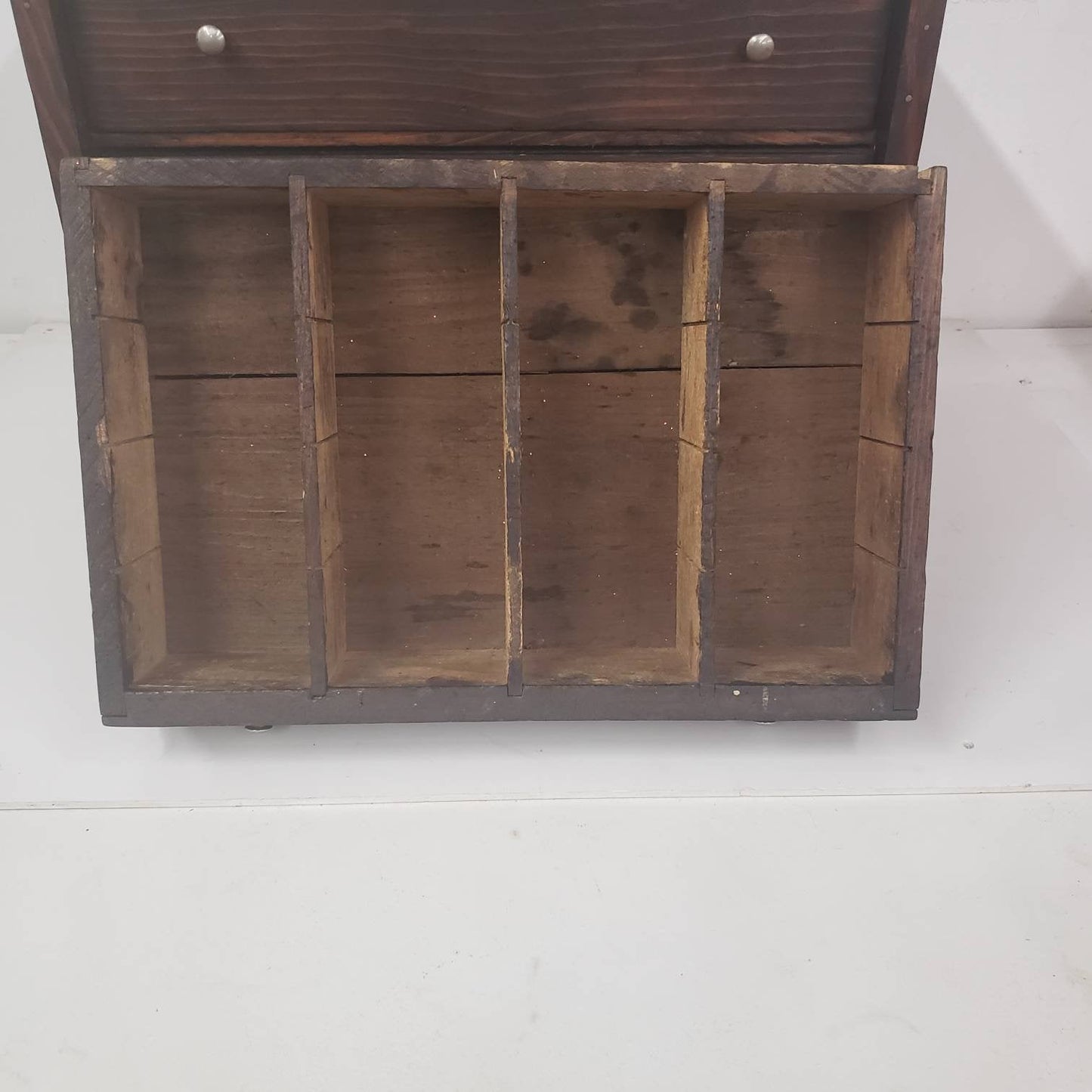 antique wooden apothecary cabinet