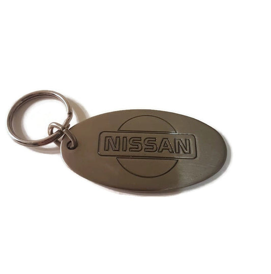 nissan key chain keychain key fob keytag vintage automotove keychain gift collectible