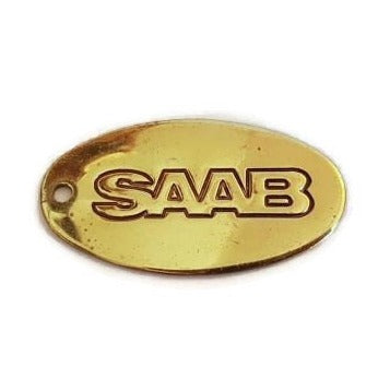 saab key chain keychain key fob keytag vintage automotove keychain gift collectible