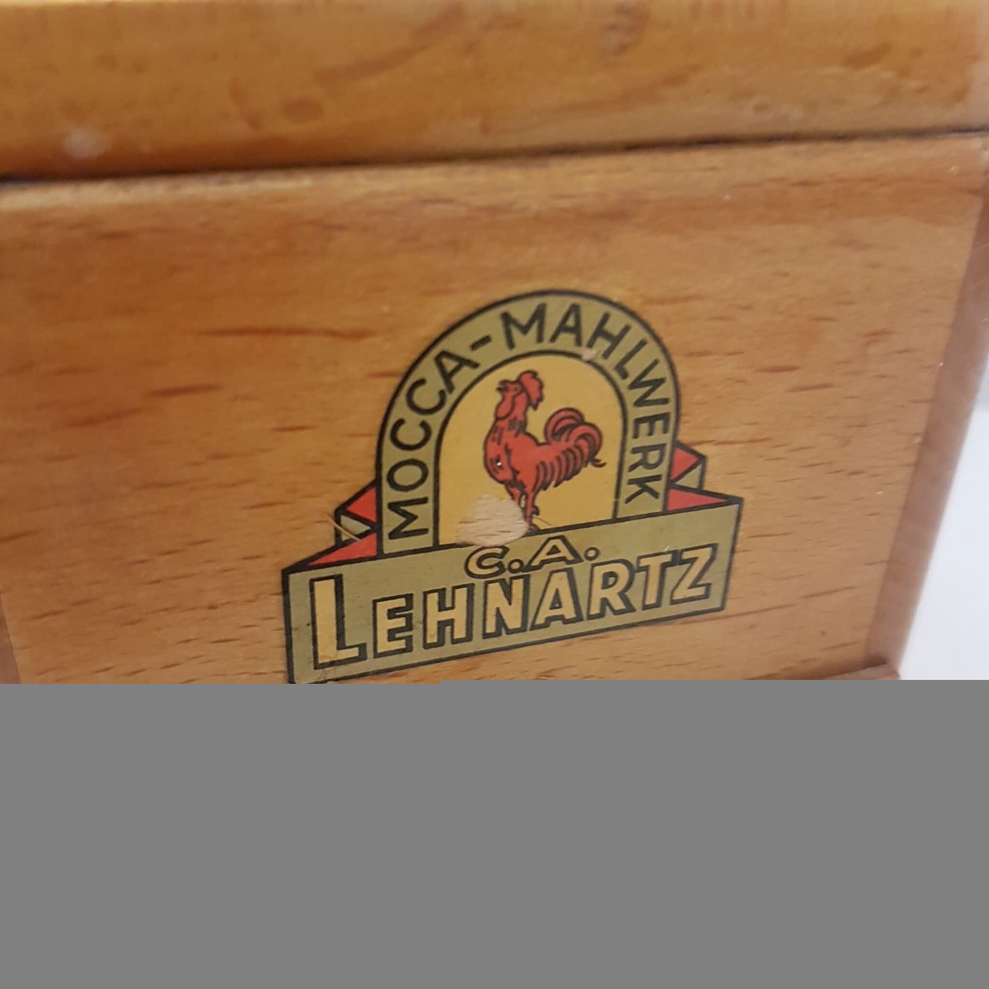 vintage antique authentic stahl-mahlwerk lehnartz german coffee grinder mill