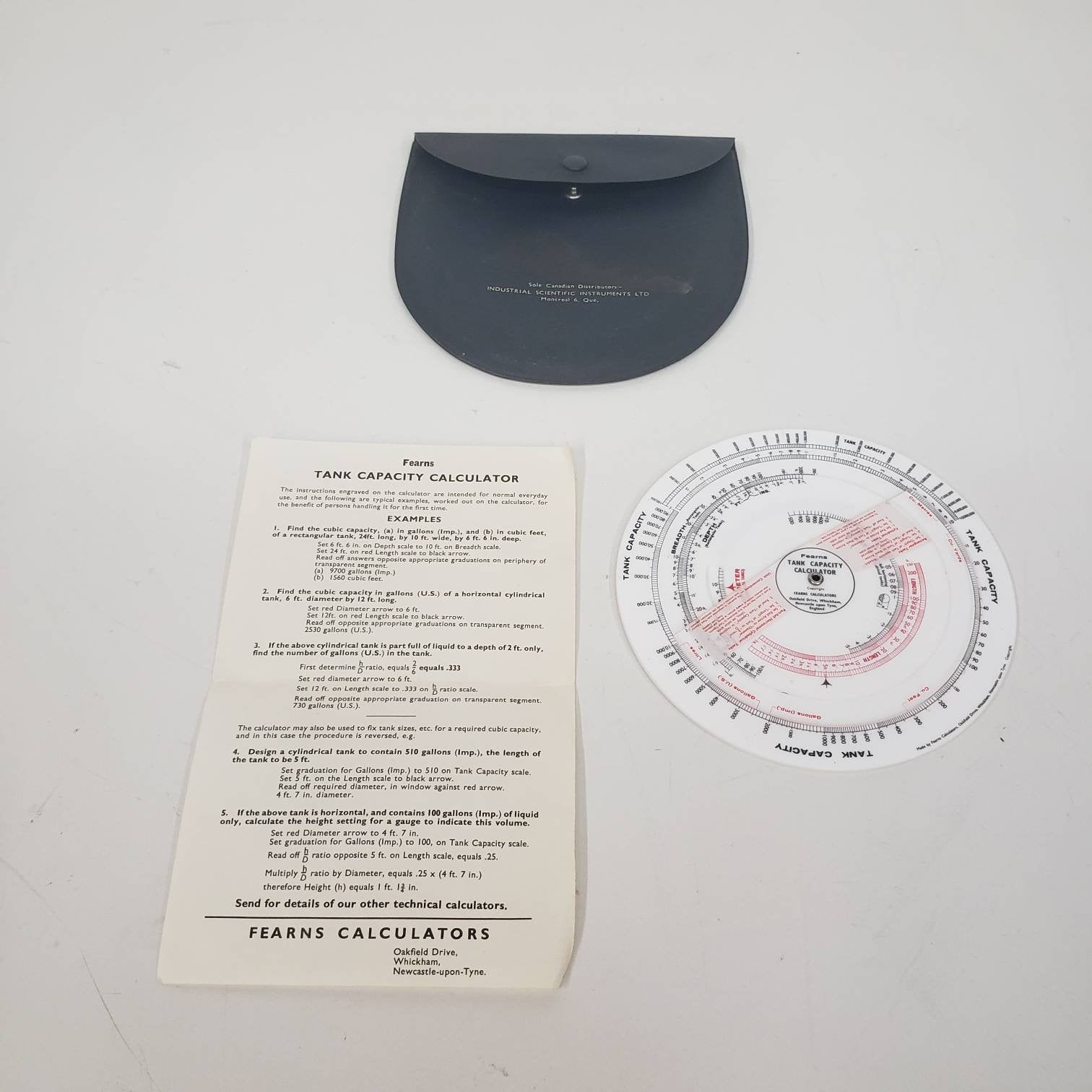 antique flow calculator gauges vintage tools scientific