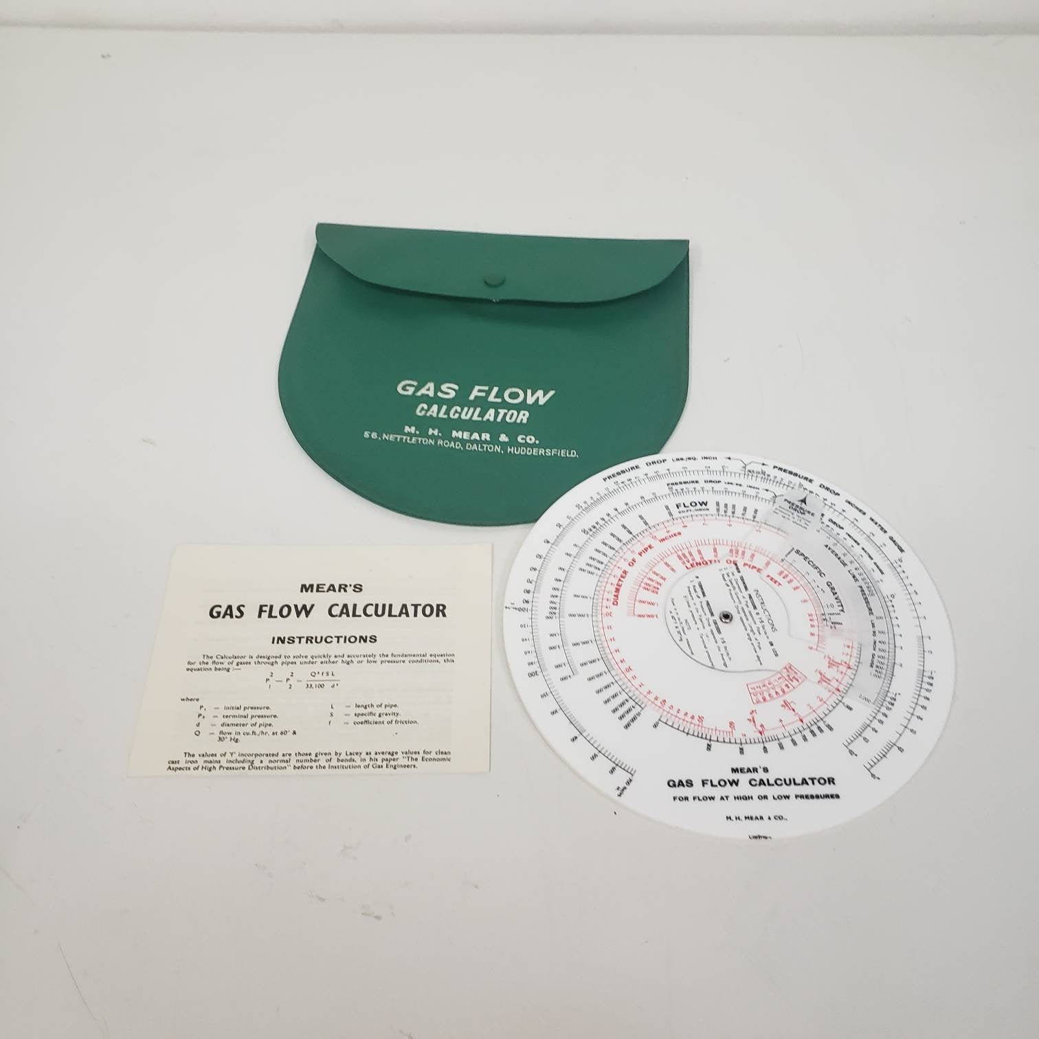 antique flow calculator gauges vintage tools scientific