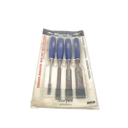 record wood turning chisel set four piece