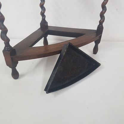 mission oak umbrella stand arts & crafts