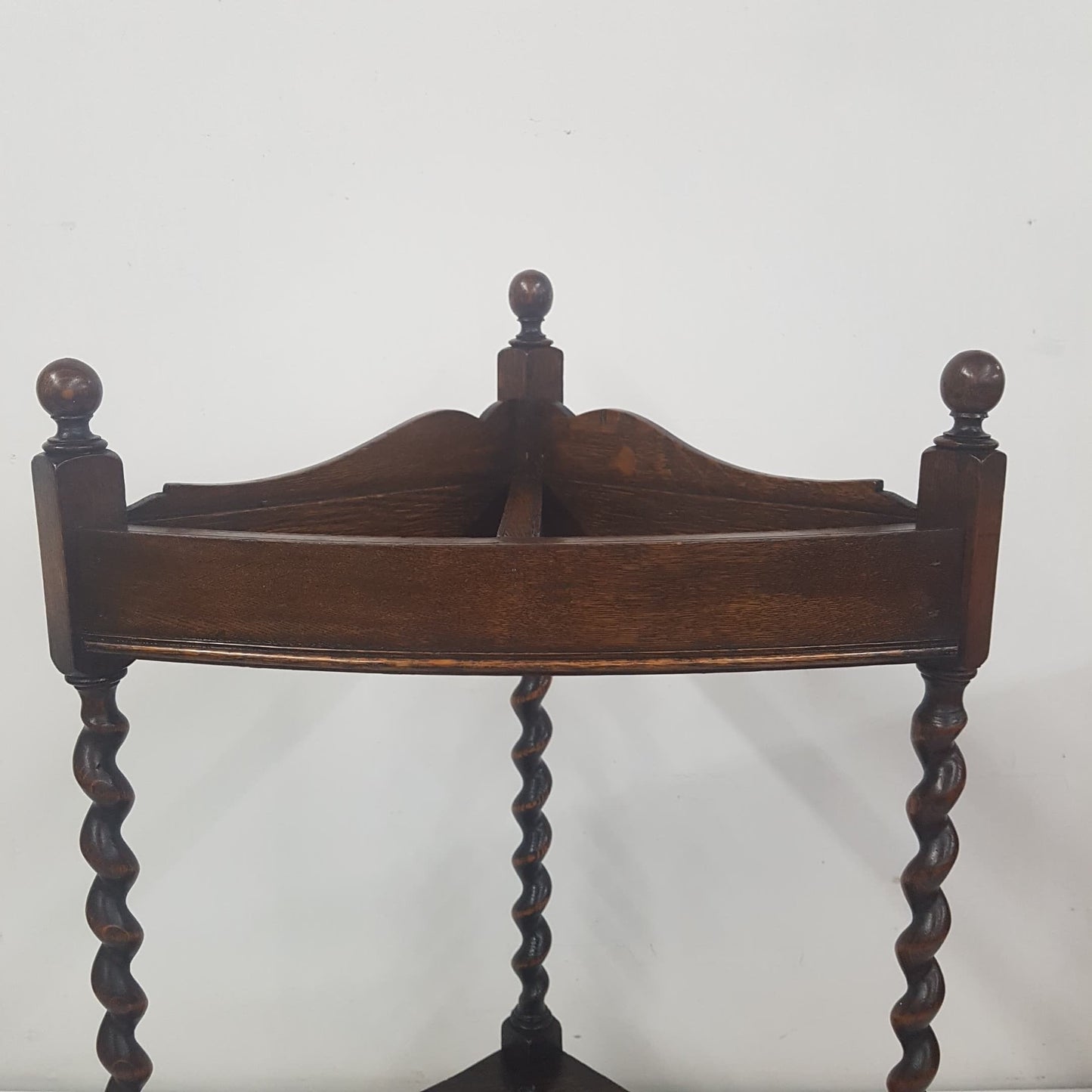 mission oak umbrella stand arts & crafts