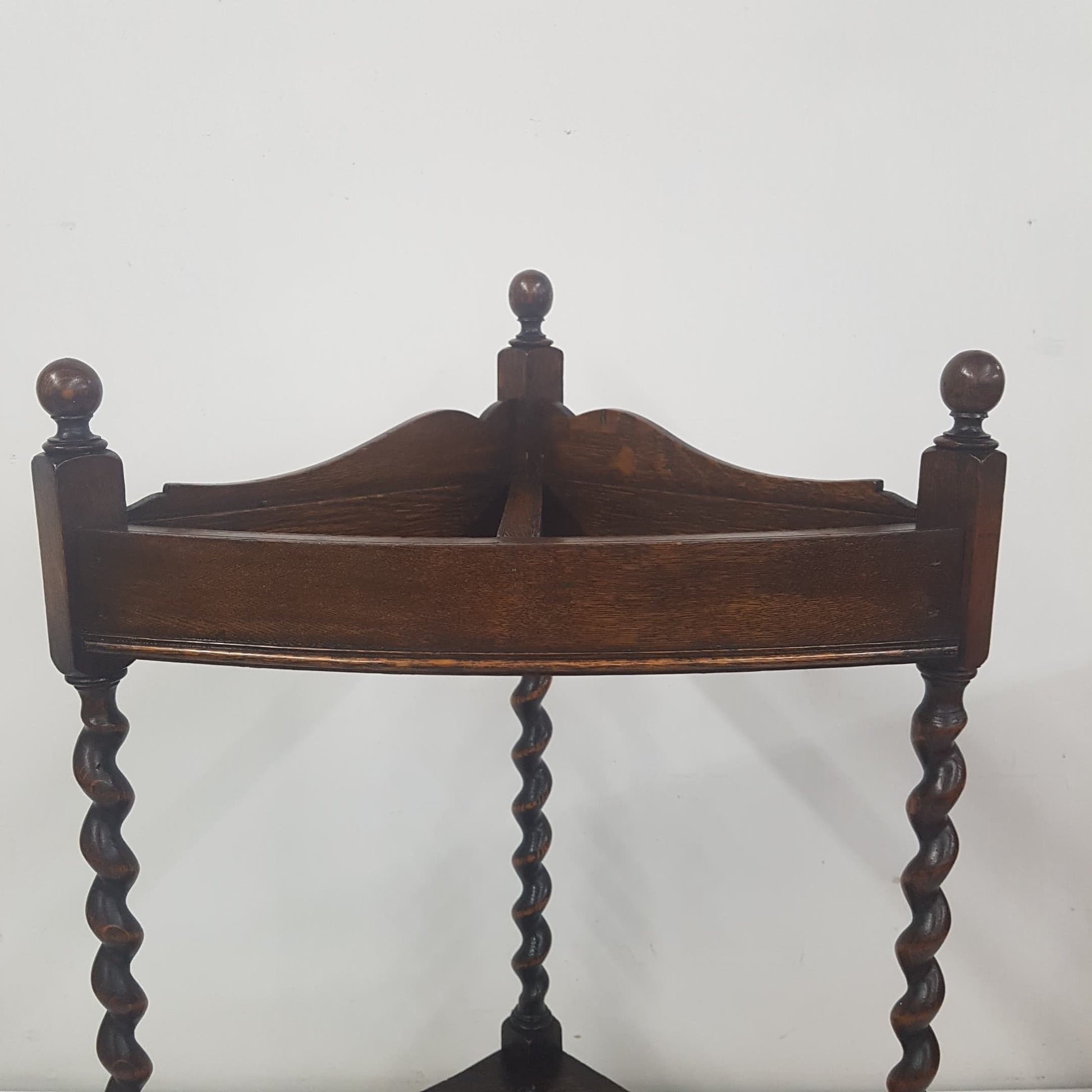 mission oak umbrella stand arts & crafts