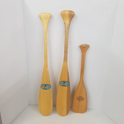 miniature canoe paddle little hiawatha redtail paddle co hasting ontario canada