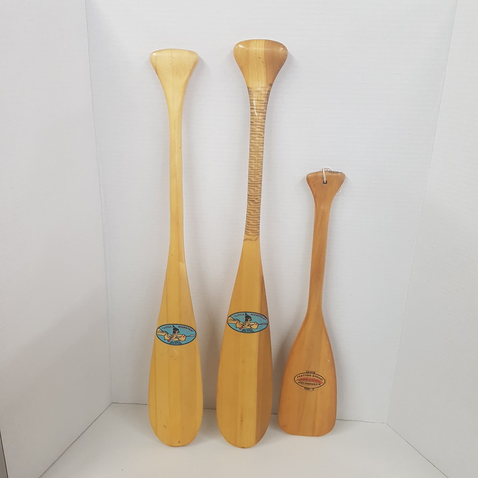 miniature canoe paddle feather brand caviness woodworking co calhoun city miss usa