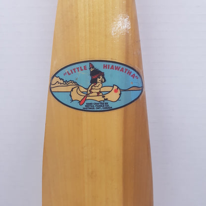 miniature canoe paddle little hiawatha redtail paddle co hasting ontario canada