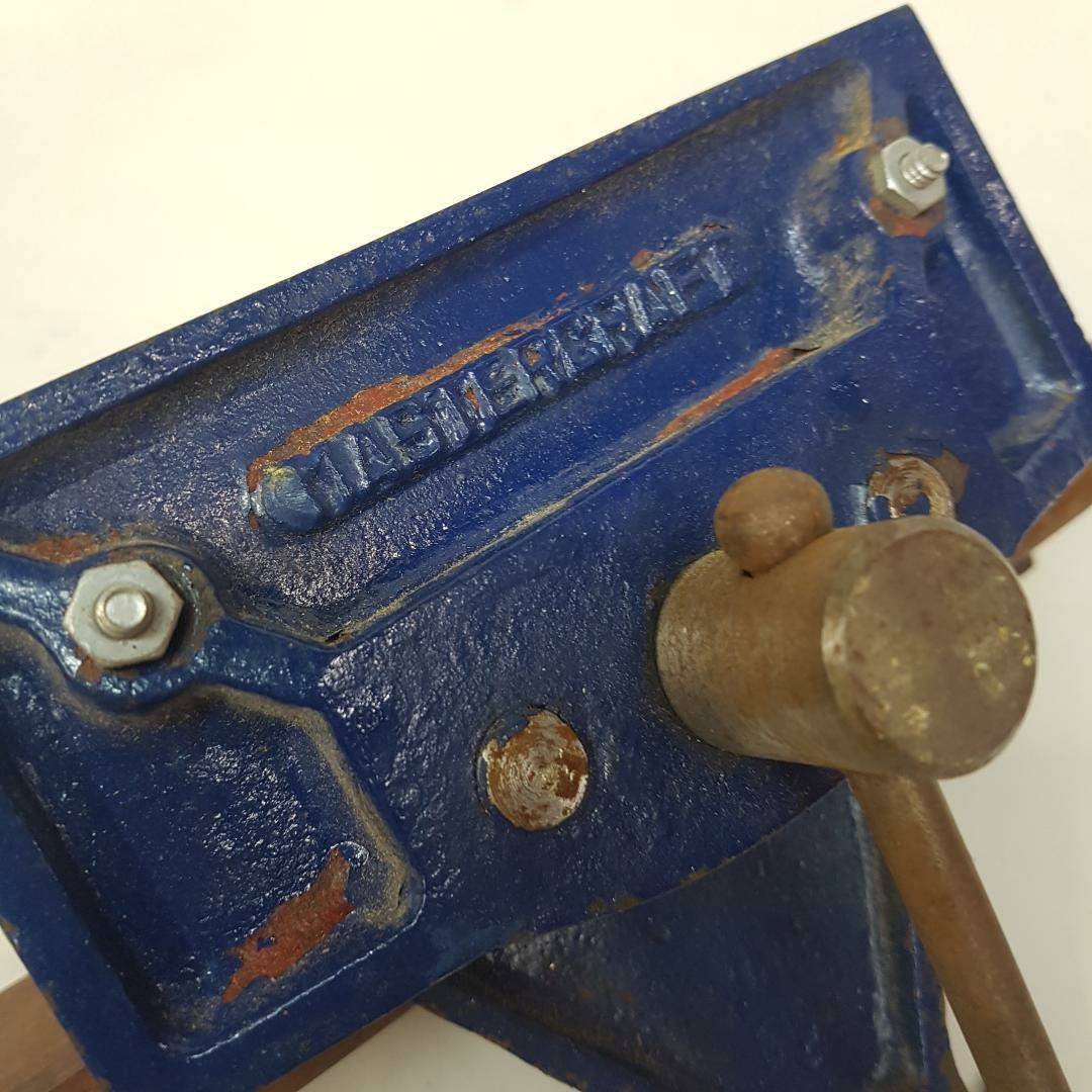 benchtop vise mastercraft workbench tools