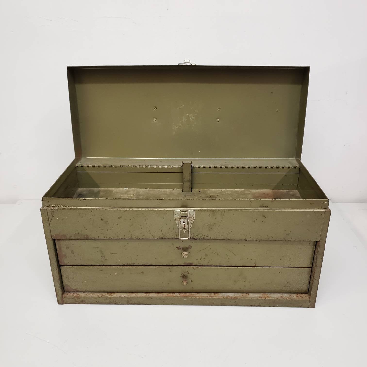 vintage machinist toolbox park tool box
