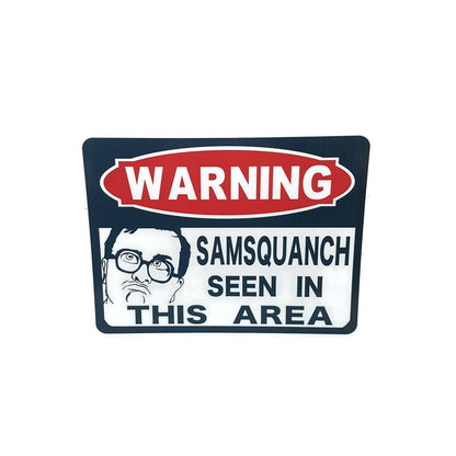 cat sign property warning sign