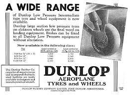 dunlop ecta airplane landing gear wheel