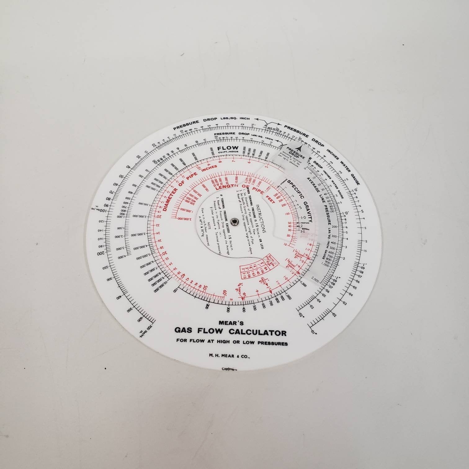 antique flow calculator gauges vintage tools scientific