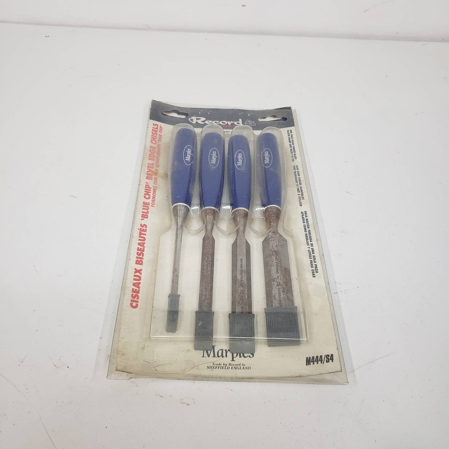record wood turning chisel set four piece