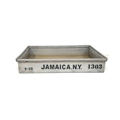 antique bin industrial metal box or basket
