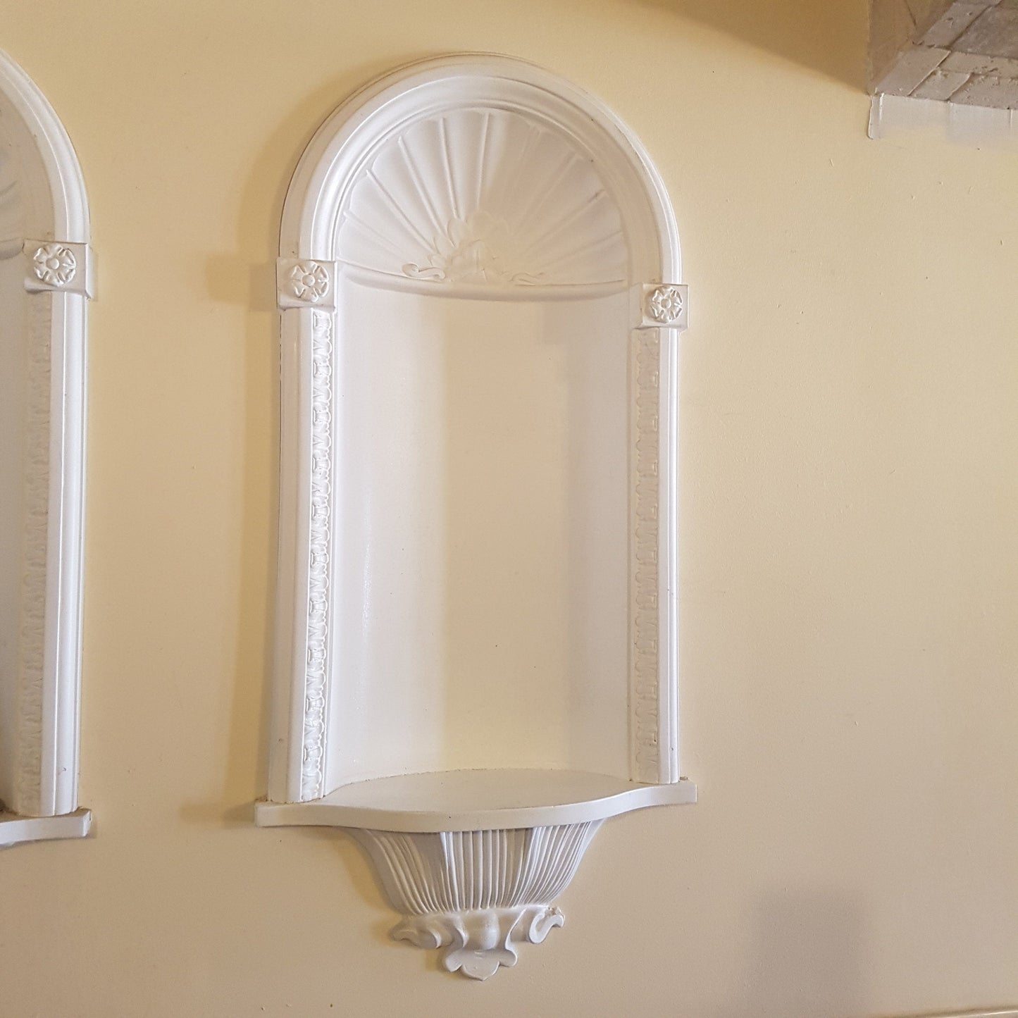 recessed wall niche grotto wall shelf